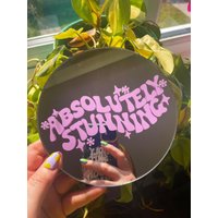 Absolut Atemberaubender Mini Disc Spiegel - Farbe Anpassen von PrintedWeird