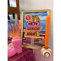 Disco Von Melitta Auf Glitzer-stoff Disco Von Melitta Auf Glitzer-stoff von PrintedWeird