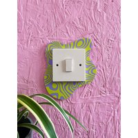 Grün & Lila Groovy Blob Lichtschalter Grün & Lila Groovy Blob Lichtschalter von PrintedWeird