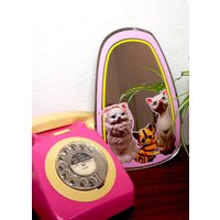 Kitsch Katzen Spiegel von PrintedWeird