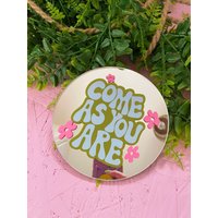 Komm Wie Du Bist Mini Disc Spiegel von PrintedWeird