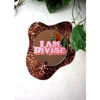 Leopard Print Spiegelrahmen - Mini Spiegel Nicht Inbegriffen von PrintedWeird