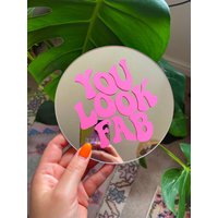 Sie Look Fab Mini Disc Spiegel - Viele Farben von PrintedWeird