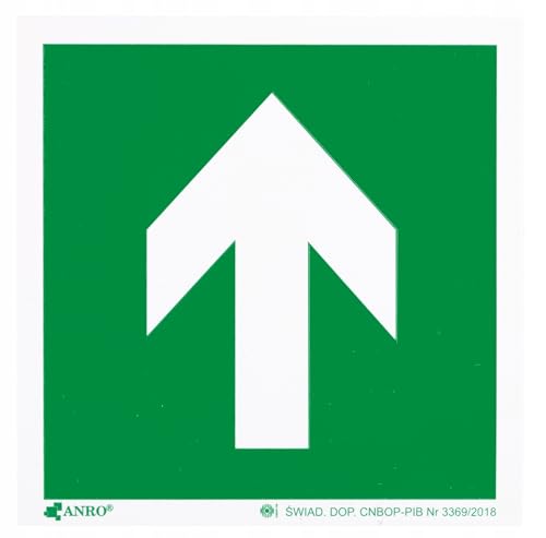 PRINTIMA 15x15cm Leuchtendes Sicherheitspfeilschild aus PVC - Richtungspfeil Fluchtwegrichtung, langnachleuchtend/Markierung/Rettungsweg/Evakuierungsweg/Notausgang/Sicherheitsmarkierung PRINTIMA 15x15cm Leuchtendes Sicherheitspfeilschild aus PVC - Richtungspfeil Fluchtwegrichtung, langnachleuchtend/Markierung/Rettungsweg/Evakuierungsweg/Notausgang/Sicherheitsmarkierung von Printima