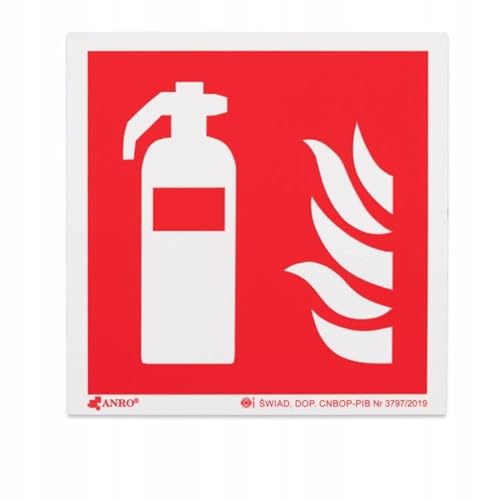 PRINTIMA Feuerlöscher Nachleuchtender Feuerlöscher-Aufkleber – 10x10cm, Selbstklebendes Sicherheitszeichen für Brandbekämpfung und Notfälle PRINTIMA Feuerlöscher Nachleuchtender Feuerlöscher-Aufkleber – 10x10cm, Selbstklebendes Sicherheitszeichen für Brandbekämpfung und Notfälle von Printima
