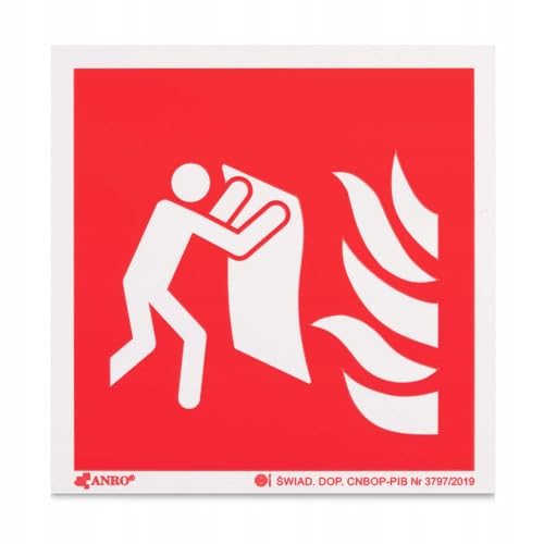 Selbstklebender Aufkleber – Standort Feuerlöschdecke – Nachleuchtend 15x15 cm, Sicherheitskennzeichnung nach ISO 7010 Selbstklebender Aufkleber – Standort Feuerlöschdecke – Nachleuchtend 15x15 cm, Sicherheitskennzeichnung nach ISO 7010 von Printima