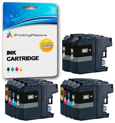 10 Tintenpatronen kompatibel zu LC-127XL LC-125XL für Brother DCP-J152W DCP-J4110DW MFC-J470DW MFC-J650DW MFC-J870DW MFC-J4410DW MFC-J4510DW J6520DW J6920DW - Schwarz/Cyan/Magenta/Gelb, hohe Kapazität 10 Tintenpatronen kompatibel zu LC-127XL LC-125XL für Brother DCP-J152W DCP-J4110DW MFC-J470DW MFC-J650DW MFC-J870DW MFC-J4410DW MFC-J4510DW J6520DW J6920DW - Schwarz/Cyan/Magenta/Gelb, hohe Kapazität von Printing Pleasure
