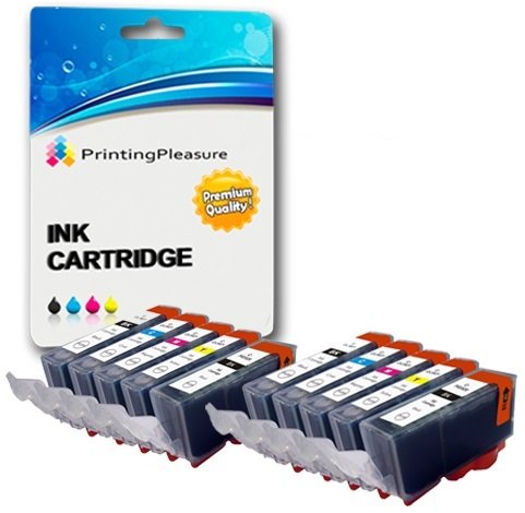 10 XL Druckerpatronen für Canon Pixma MG5750 MG5751 MG6850 MG6851 MG7750 TS5050 TS6050 MG5752 MG5753 MG6852 MG6853 | kompatibel zu PGI-570PGBK XL CLI-571BK XL CLI-571C XL CLI-571M XL CLI-571Y XL von Printing Pleasure