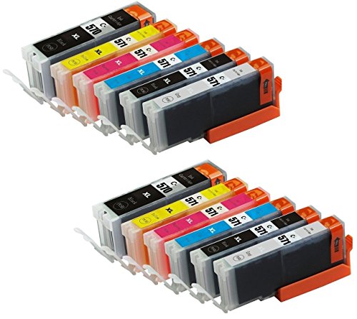 12 XL Druckerpatronen für Canon Pixma MG7750 MG7751 MG7752 MG7753 TS8050 TS8051 TS8052 TS8053 TS9050 TS9055 | kompatibel zu PGI-570PGBK XL CLI-571BK XL CLI-571C XL CLI-571M XL CLI-571Y XL CLI-571GY XL von Printing Pleasure