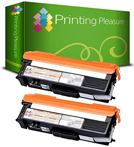 2 Schwarz Toner kompatibel für Brother HL-4140CN 4150CDN 4570CDW 4570CDWT MFC-9460CDN 9465CDN 9970CDW DCP-9050CDN 9055CDN 9270CDN | TN325 BK von Printing Pleasure