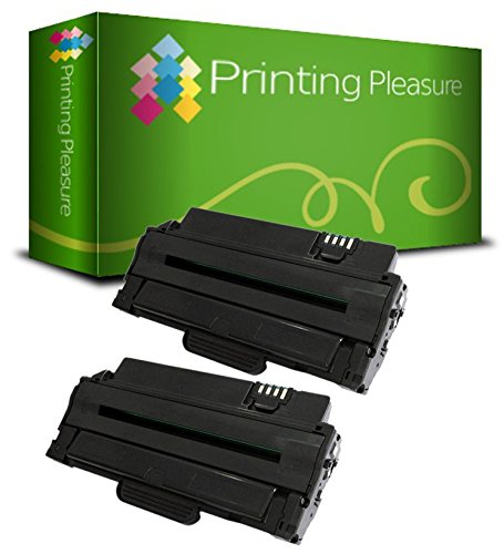 Printing Pleasure 2 Toner kompatibel für Ricoh SP 201N, SP 204SF, SP 204SFN, SP204SFNW, SP 211, SP 211SF, SP 211SU, SP 213SFNw, SP 213SFW, SP 213SUW, SP 213w - Schwarz, hohe Kapazität von Printing Pleasure