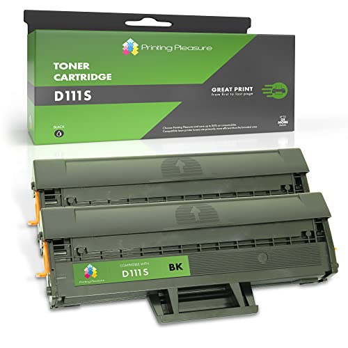 2 Toner kompatibel für Samsung Xpress M2020 W, M2021 W, M2022 W, M2026 W, M2070 W FW F FH HW, M2071 W FH HW, M2078 W Serie | MLT-D111S/ELS von Printing Pleasure