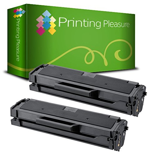 2er Set MLT-D101S Premium Toner Schwarz kompatibel für Samsung ML-2160 ML-2161 ML-2162 ML-2164W ML-2165 ML-2165W ML-2168 ML-2168W SCX-3400 SCX-3405 SCX-3405FW SCX-3405W SCX-3405F SF-760P SF-761P von Printing Pleasure