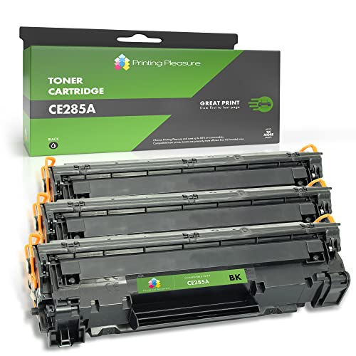 3 Toner kompatibel zu Canon CRG 725 für Canon I-Sensys LBP-6000 LBP-6000B LBP-6018 LBP-6020 LBP-6020B MF-3010 - Schwarz, hohe Kapazität von Printing Pleasure