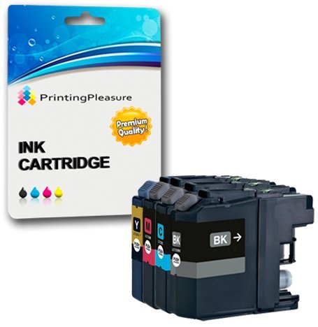 4 Druckerpatronen für Brother MFC-J890DW, MFC-J895DW, DCP-J772DW, DCP-J774DW | kompatibel zu Brother LC-3211 LC3211BK LC3211C LC3211M LC3211Y von Printing Pleasure