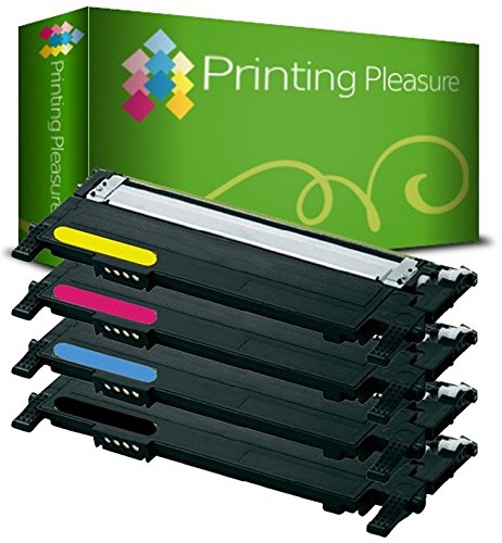 4 Toner kompatibel für Samsung CLP-360/360N CLP-365/365W CLP-368 CLX-3300 CLX-3305/3305FN/3305W/3305FW Xpress SL-C410W/C460W/C460FW/C467W | CLT-K406S CLT-C406S CLT-M406S CLT-Y406S von Printing Pleasure