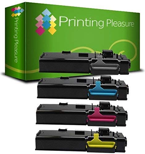 4 Toner kompatibel für Xerox Phaser 6600 6600N 6600DN WorkCentre 6605 6605N 6605DN - Schwarz/Cyan/Magenta/Gelb, hohe Kapazität von Printing Pleasure