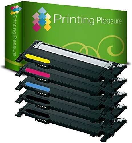 5er Set Premium Toner kompatibel für Samsung Xpress C410W SL-C460W SL-C460FW SL-C467W CLP-360 CLP-360N CLP-365 CLP-365W CLP-368 CLX-3300 CLX-3305 CLX-3305FN CLX-3305N CLX-3305W CLX-3305FN CLX-3305FW von Printing Pleasure