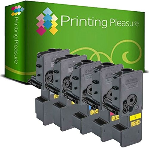 5er Set TK5230 Premium Toner kompatibel für Kyocera Ecosys M5521cdn, M5521cdw, P5021cdn, P5021cdw von Printing Pleasure