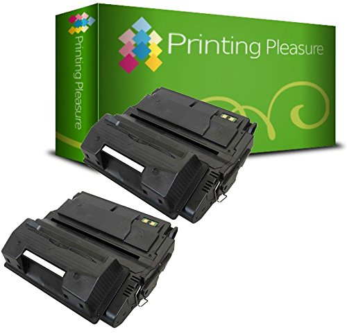 Printing Pleasure 2 Toner kompatibel zu Q1338X 38X für HP Laserjet 4200 4200DTN 4200DTNS 4200DTNSL 4200L 4200LN 4200LVN 4200N 4200TN - Schwarz, hohe Kapazität von Printing Pleasure
