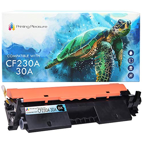 Printing Pleasure CF230A 30A Toner mit CHIP kompatibel für HP Laserjet Pro MFP M227d M227fdn M227fdw M227sdn | M203d M203dn M203dw - Schwarz, hohe Kapazität (1600 Seiten) von Printing Pleasure