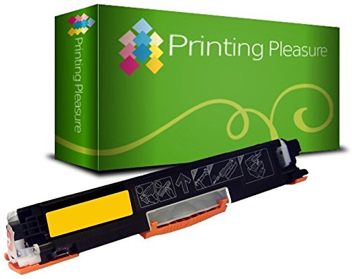 Printing Pleasure Gelb Toner kompatibel für HP Color Laserjet Pro CP1025 CP1020 100 MFP M175 200 MFP M275 TopShot Laserjet M275 | CE312A 126A von Printing Pleasure