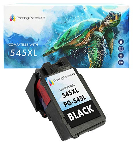 Printing Pleasure PG-545XL PG-545 Schwarz Tintenpatronen kompatibel für Canon Pixma MG2450 MG2550 MG2550S MG2555S MG2950 MG3050 MG3051 MG3052 MX495 iP2850 TR4550 TR4551 TS205 TS305 TS3150 TS3151 von Printing Pleasure