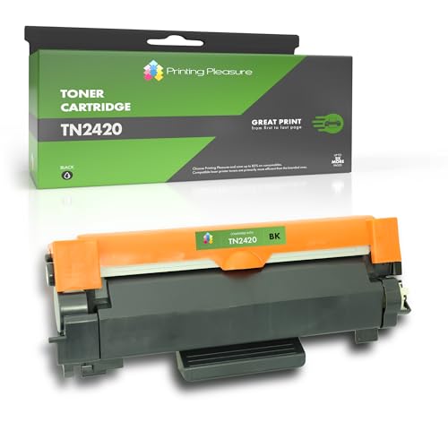 Printing Pleasure TN2420 Toner kompatibel für TN-2420 Brother DCP-L2530DW DCP-L2510D HL-L2350DW HL-L2375DW HL-L2370DN HL-L2310D MFC-L2710DW MFC-L2710DN MFC-L2750DW MFC-L2730DW, 1-Pack (schwarz) von Printing Pleasure