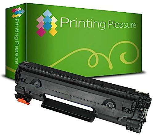 Printing Pleasure Toner kompatibel zu CB436A 36A für HP Laserjet P1505 P1505N P1506 M1120MFP M1120N M1520 M1522MFP M1522N M1522NF - Schwarz, hohe Kapazität von Printing Pleasure