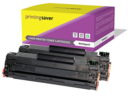 2X SCHWARZ Toner kompatibel für Canon i-SENSYS LBP-6000, LBP-6000B, LBP-6018, MF-3010 drucker von Printing Saver
