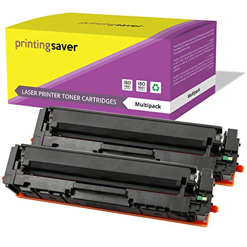Printing Saver 2X SCHWARZ Toner kompatibel für Canon i-SENSYS MF-631CN, MF-633CDW, MF-635CX, LBP-611CN, LBP-613CDW, imageCLASS MF-632CDW, MF-634CDW, LBP-612CDW drucker von Printing Saver