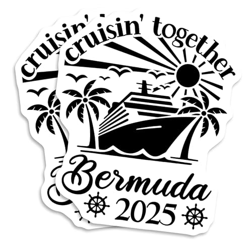 Cruisin Together Bermuda 2025 Magnete – Kreuzfahrtschiff-Urlaubssouvenir – Familienausflug – Kühlschrankmagnet – Geschenk für Liebhaber – 12,7 cm, 2 Stück – EPLM0088 Cruisin Together Bermuda 2025 Magnete – Kreuzfahrtschiff-Urlaubssouvenir – Familienausflug – Kühlschrankmagnet – Geschenk für Liebhaber – 12,7 cm, 2 Stück – EPLM0088 von Printlabz