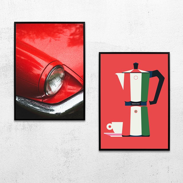 Bilderwand: Bella Italia - Poster im Paar von Printler