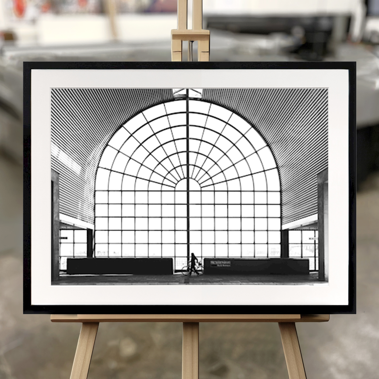 Fine Art "Die Station II" - Print in 50x70 von Printler