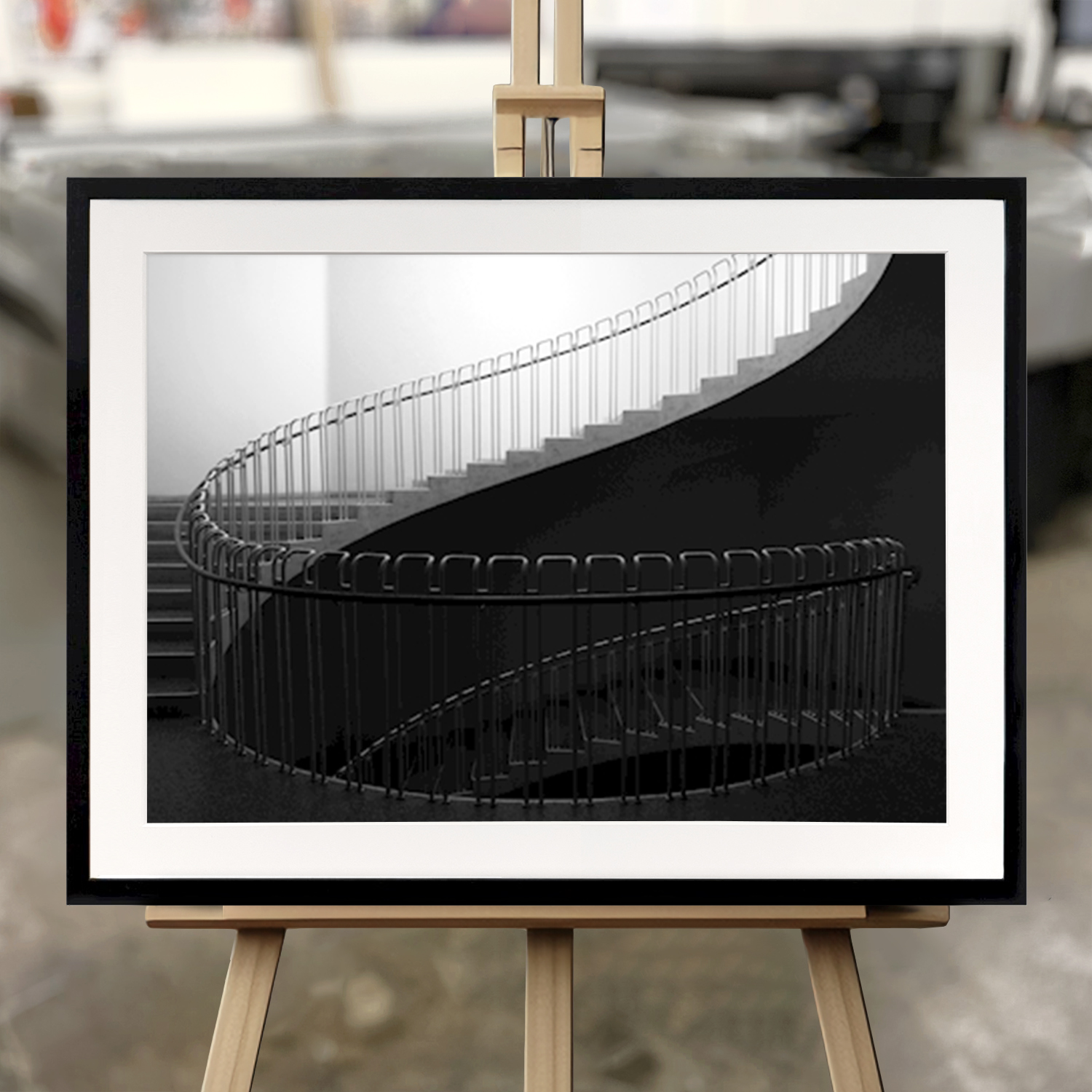 Fine Art "Treppe" - Print in 50x70 von Printler