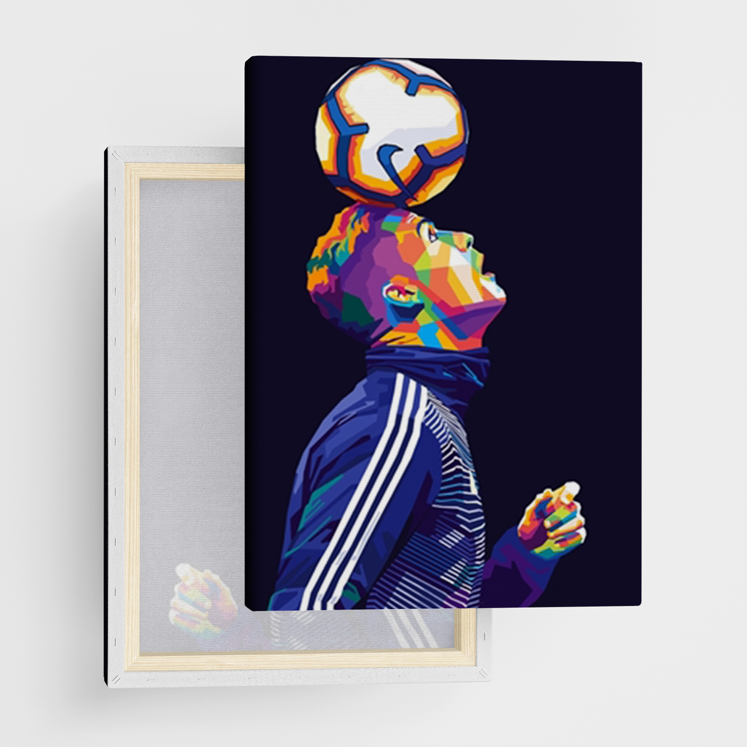 Leinwandbild "C. Ronaldo Wpap Pop Art" von Printler