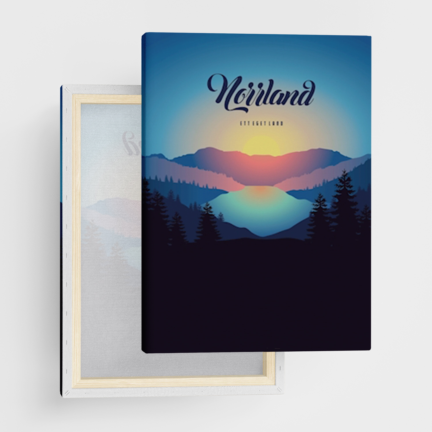 Leinwandbild "NORRLAND (6)" von Printler