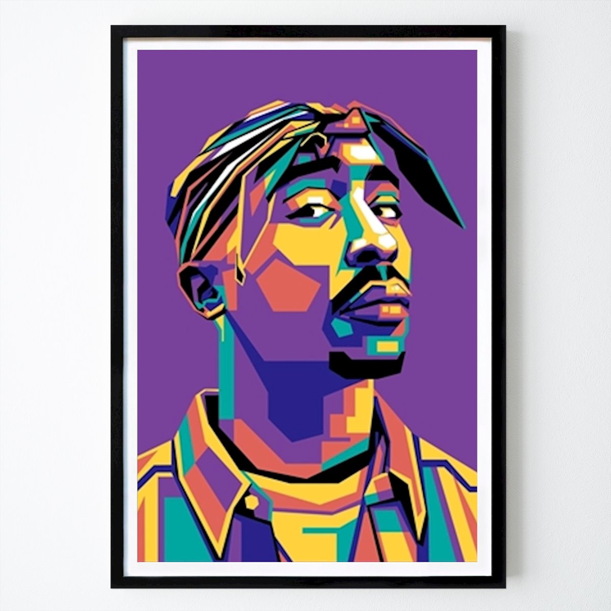 Poster: Amerikanischer Rapper 2 Pac von Moch. Dika As Sujud von Printler