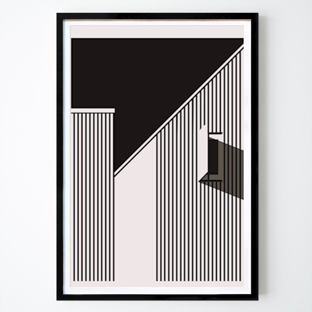 Poster: Architektonischer Kunstdruck von Lars Gustafsson von Printler