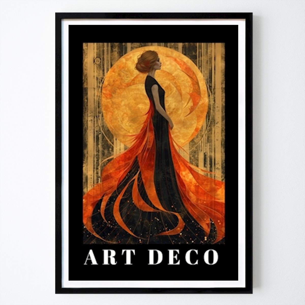 Poster: Art Deco Poster Kunstdruck von Niklas Maximilian von Printler