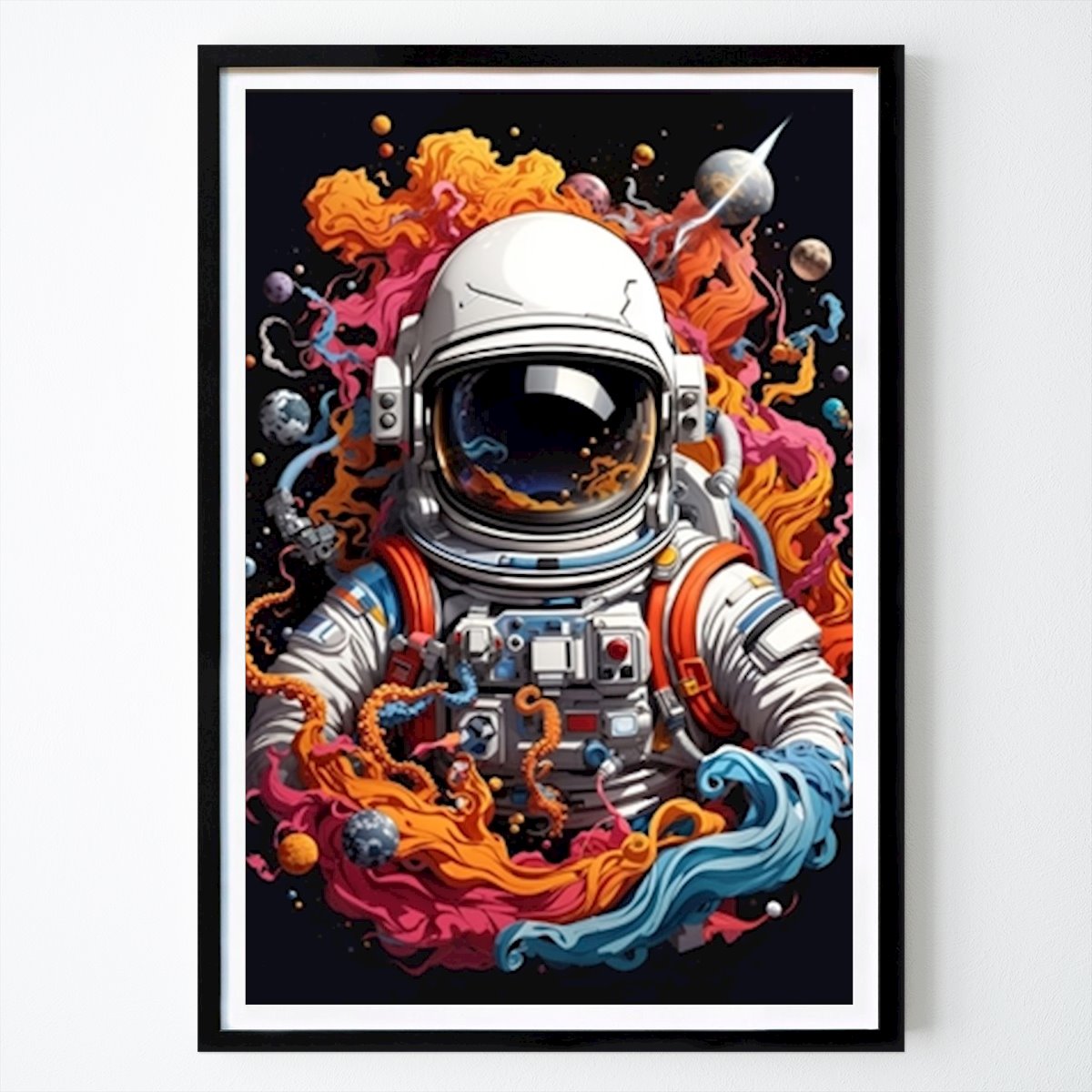 Poster: Astronauten-Illustration von zun graphic von Printler