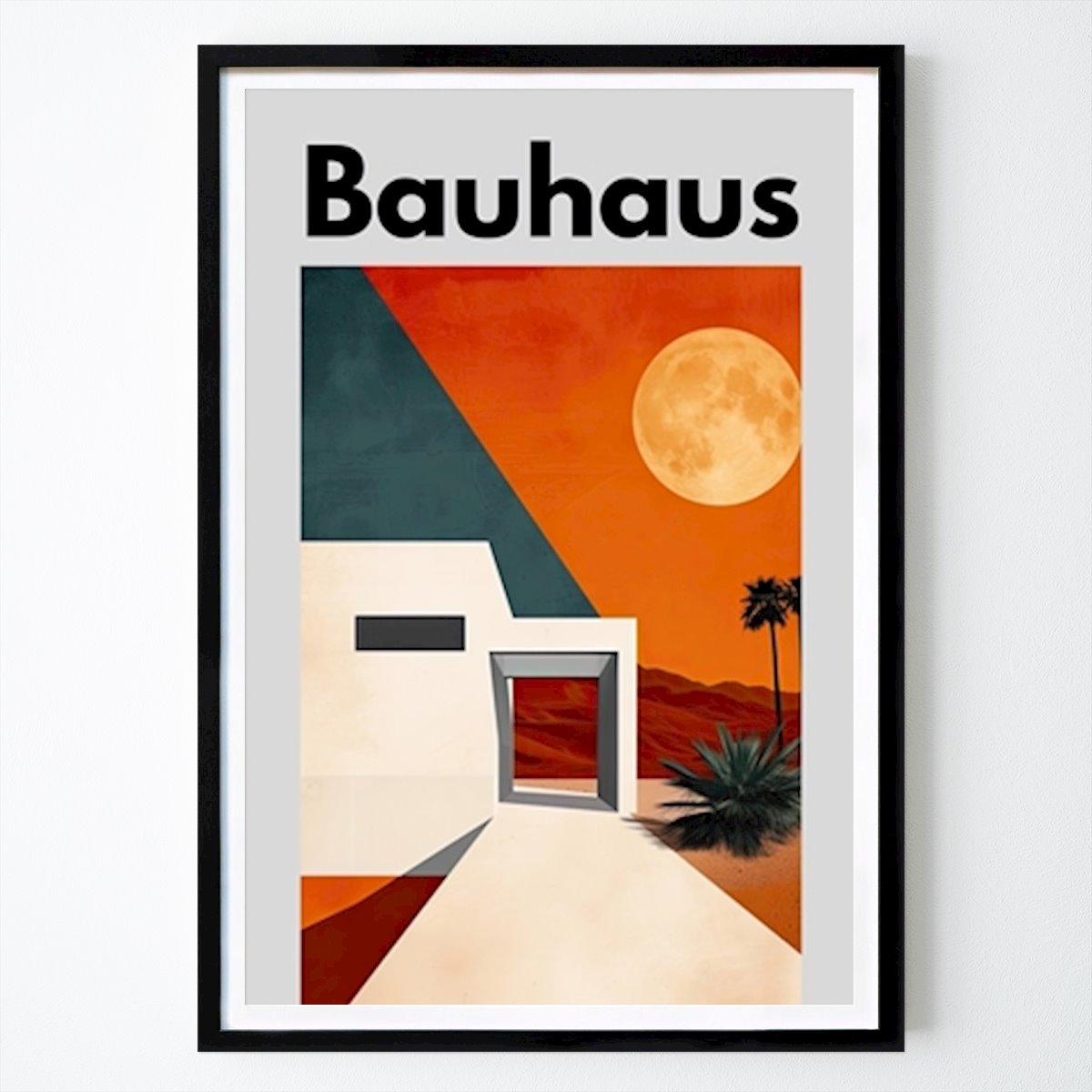 Poster: Bauhaus Poster Kunstdruck von Niklas Horstmann von Printler