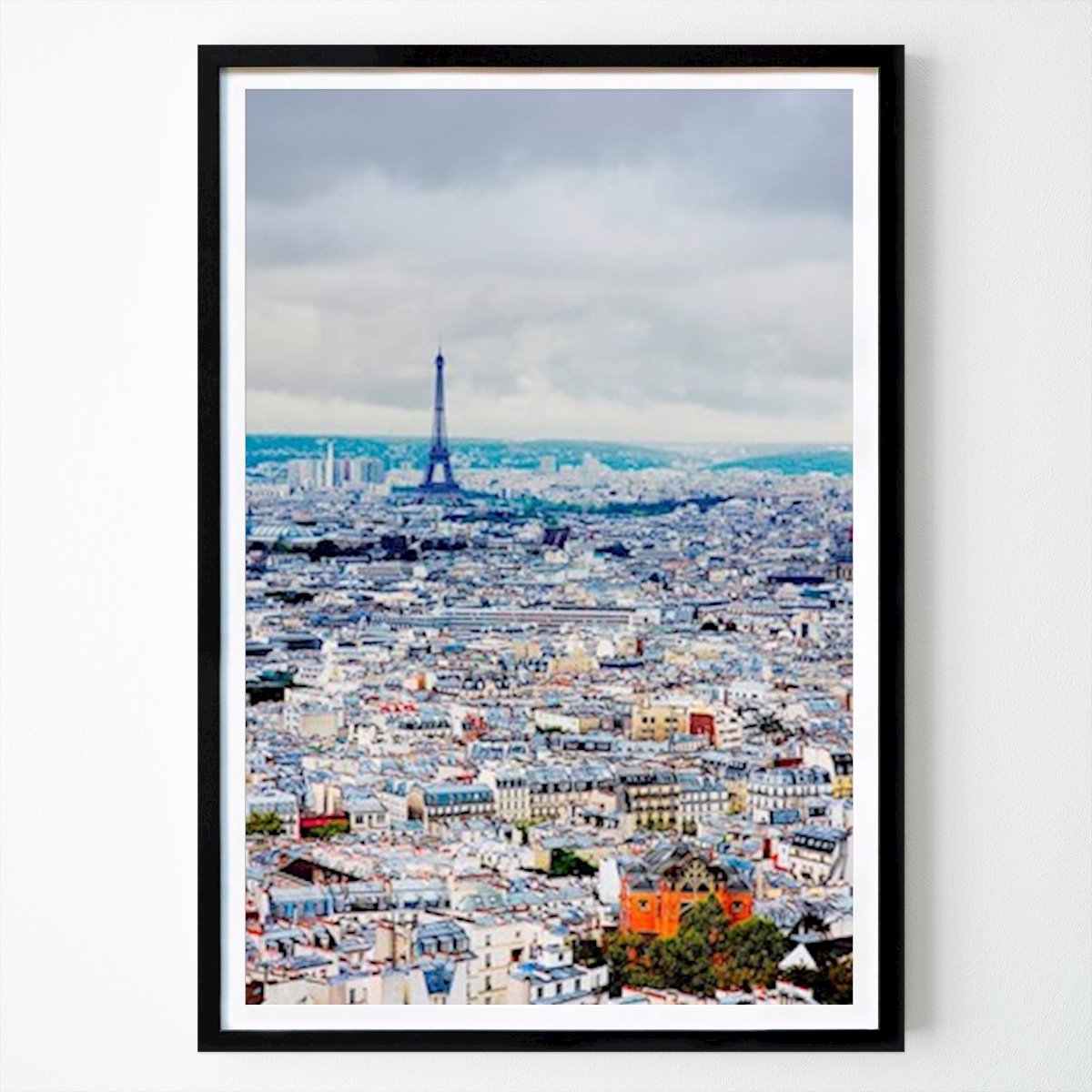 Poster: Blick auf Paris von Leonard Andersson von Printler