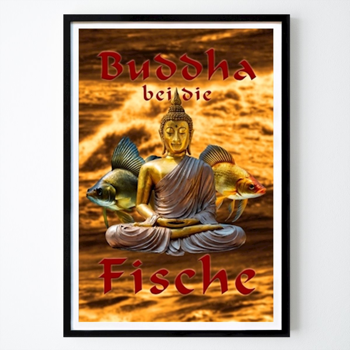 Poster: Butter bei die Fische von Stephan Zaun von Printler
