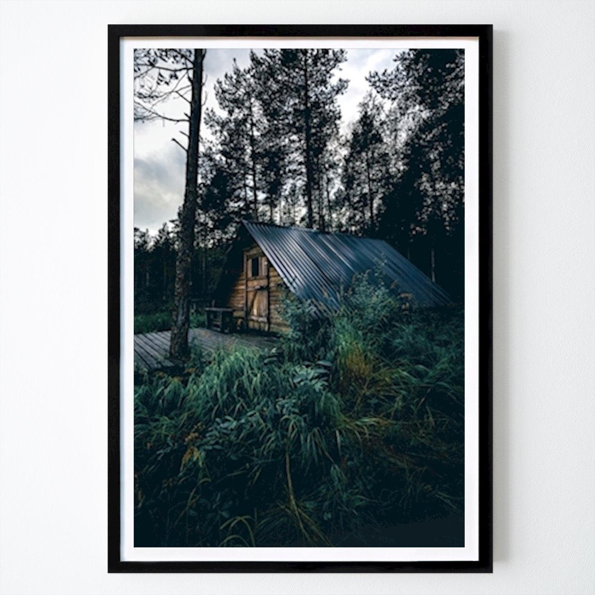Poster: Das Häuschen am Teich von Jens Wennerberg von Printler