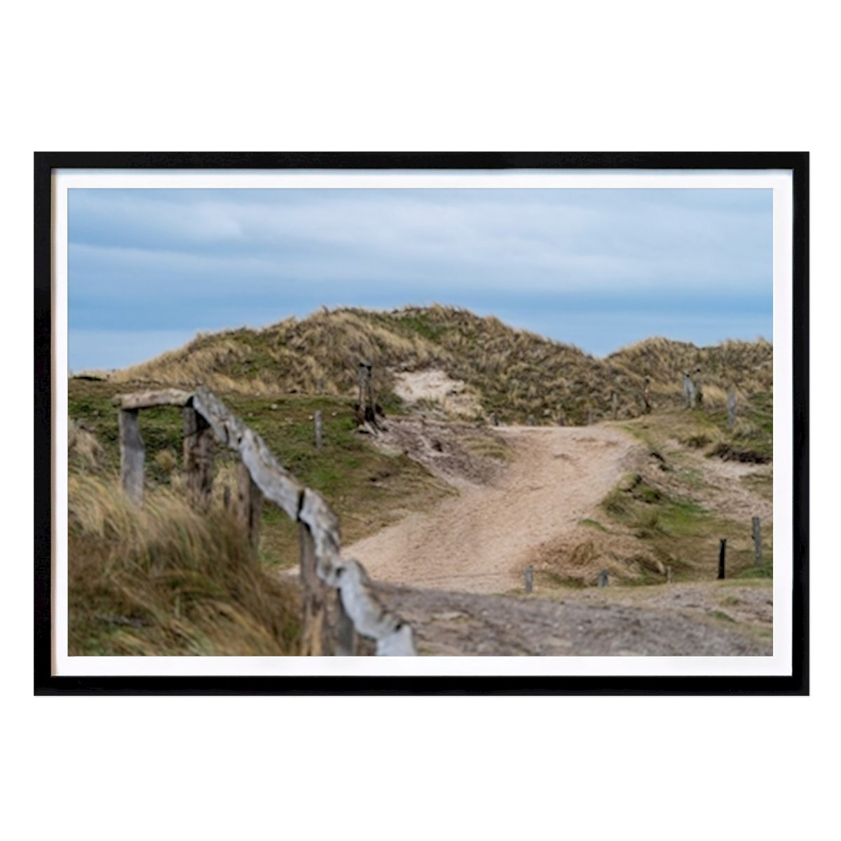 Poster: Der Weg zum Strand von Stephan Zaun von Printler