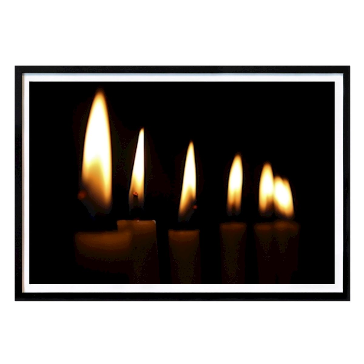 Poster: Die 7 Kerzen von Lars Hasselberg von Printler