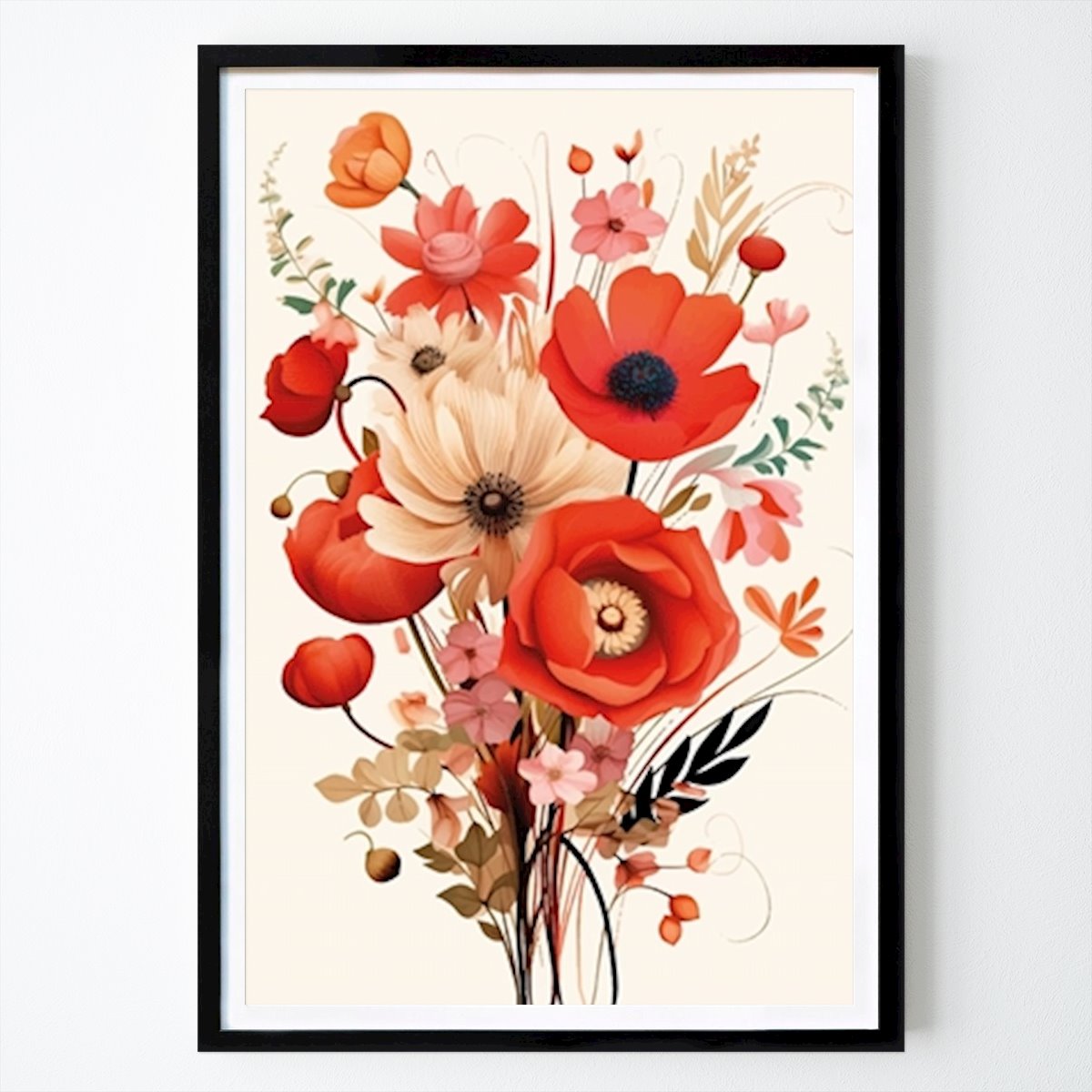 Poster: Die Blumen Teil 1 von Andreas Magnusson von Printler
