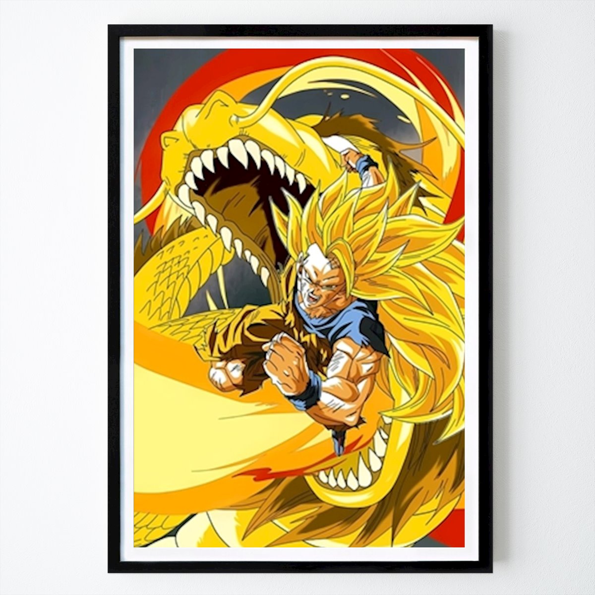 Poster: Dragon Ball Ultra Instinct von The Ins Design von Printler