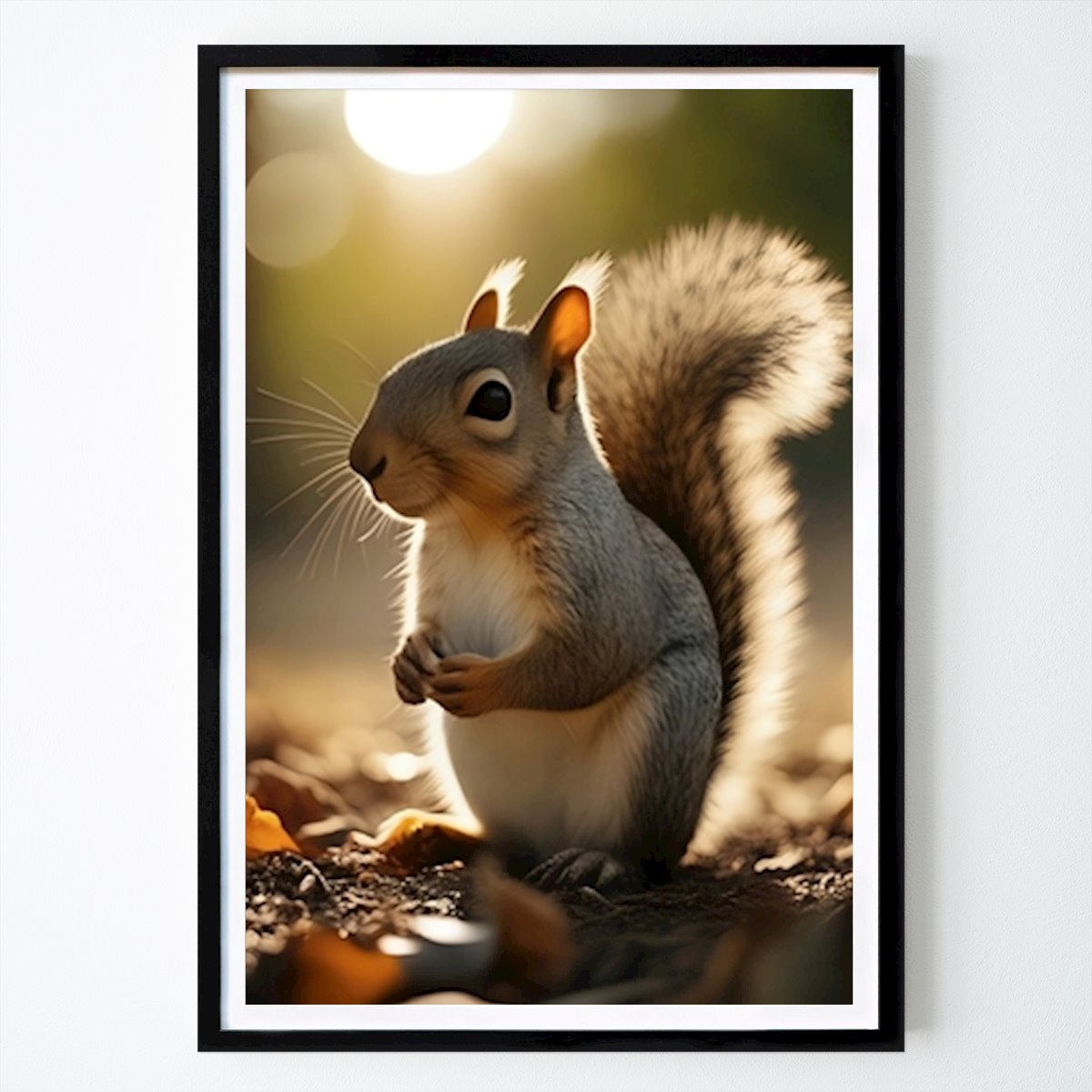 Poster: Eichhörnchen Bild von namo barteaux von Printler